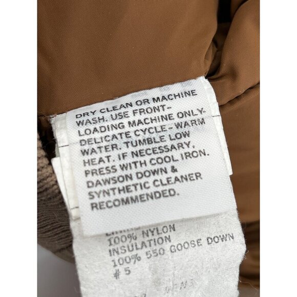 Jansport Mens Vintage Two-Tone Puffer Jacket With Corduroy Collar Medium - Picture 9 of 12